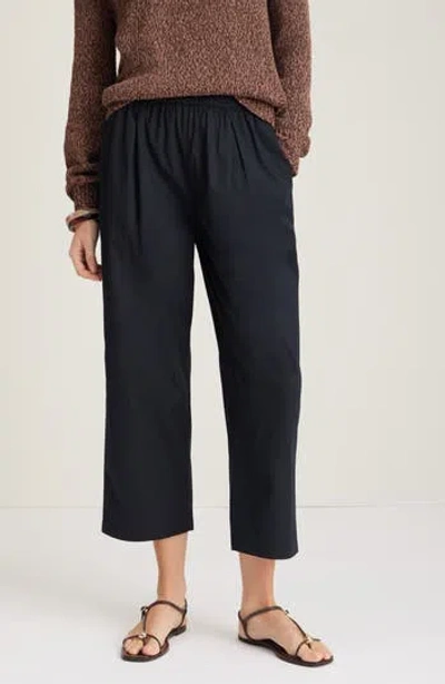 Nordstrom Cotton Poplin Pants In Black