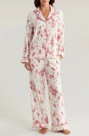 Nordstrom Cozy Chic Flannel Pajamas In Ivory Egret Chateau Toile