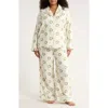 Nordstrom Cozy Cotton Blend Flannel Pajamas In Neutral
