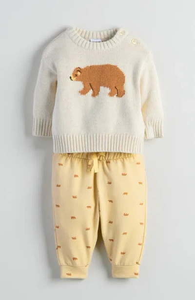 Nordstrom Babies'  Cozy Motif Sweater & Joggers Set In Multi