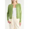 Nordstrom Crewneck Cashmere Cardigan In Green
