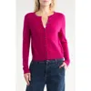 Nordstrom Crewneck Cashmere Cardigan In Pink