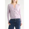 Nordstrom Crewneck Cashmere Cardigan In Purple