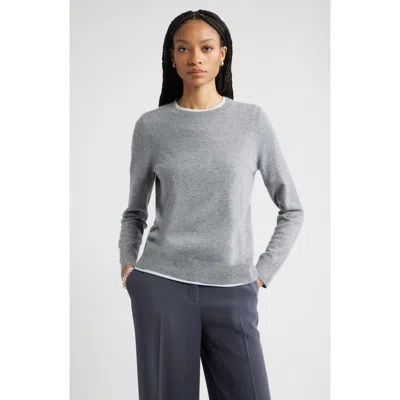 Nordstrom Crewneck Cashmere Sweater In Gray