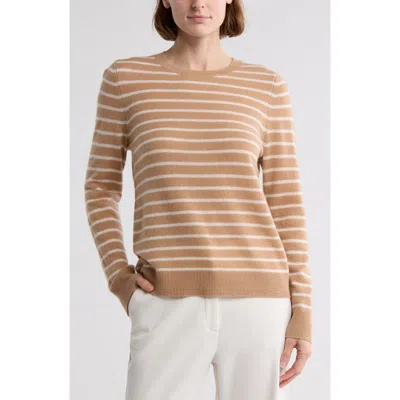 Nordstrom Crewneck Cashmere Sweater In Multi