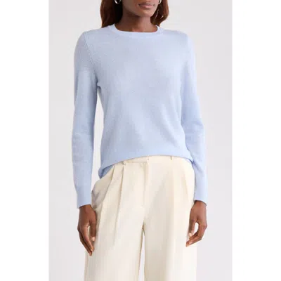 Nordstrom Crewneck Cashmere Sweater In Blue