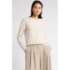 Nordstrom Crewneck Cashmere Sweater In Beige Beach