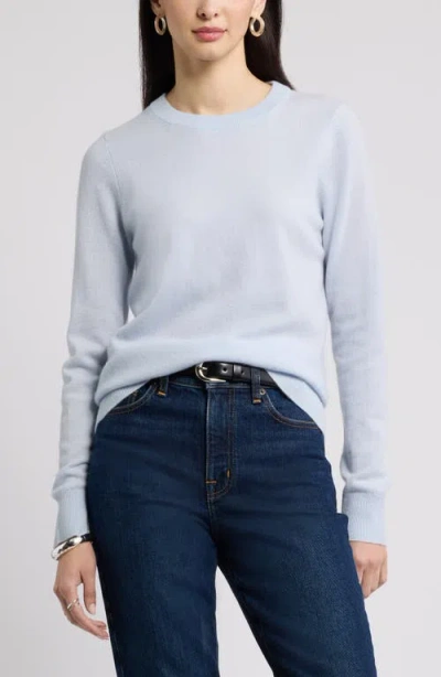 Nordstrom Crewneck Cashmere Sweater In Blue