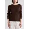 Nordstrom Crewneck Cashmere Sweater In Brown
