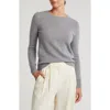 Nordstrom Crewneck Cashmere Sweater In Grey Heather
