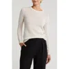 Nordstrom Crewneck Cashmere Sweater In Ivory Pristine