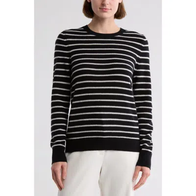 Nordstrom Crewneck Cashmere Sweater In Black