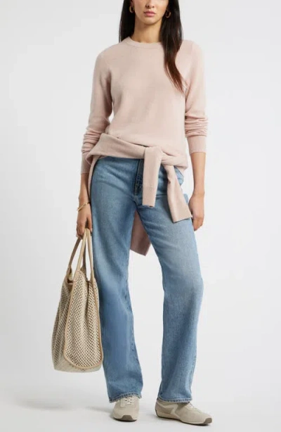 Nordstrom Crewneck Cashmere Sweater In Pink