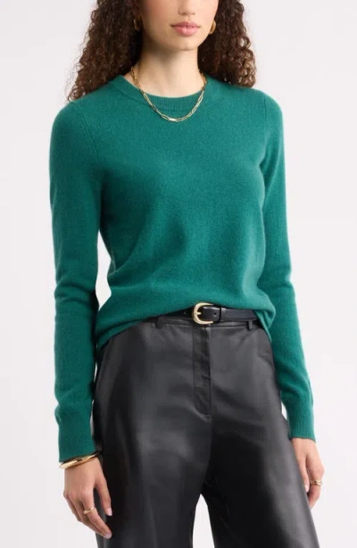 Nordstrom Crewneck Cashmere Sweater In Purple