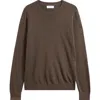 Nordstrom Crewneck Cotton & Cashmere Sweater In Brown