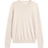 Nordstrom Crewneck Cotton & Cashmere Sweater In Neutral