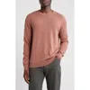 Nordstrom Crewneck Cotton & Cashmere Sweater In Pink