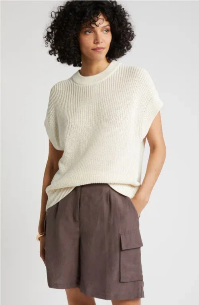 Nordstrom Crewneck Sweater In Ivory Pristine