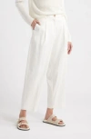 Nordstrom Crop Wide Leg Pants In White