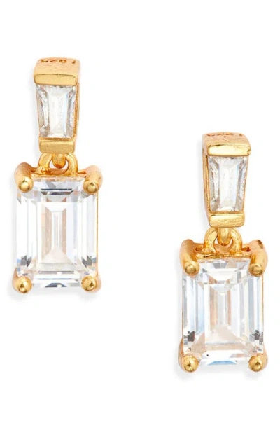Nordstrom Cubic Zirconia Drop Earrings In Gold
