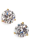 Nordstrom Cubic Zirconia Stud Earrings In Gold