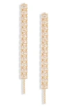 Nordstrom Cubic Zirconia Linear Drop Earrings
