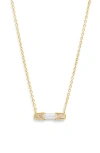 Nordstrom Cubic Zirconia Pendant Necklace In Gold
