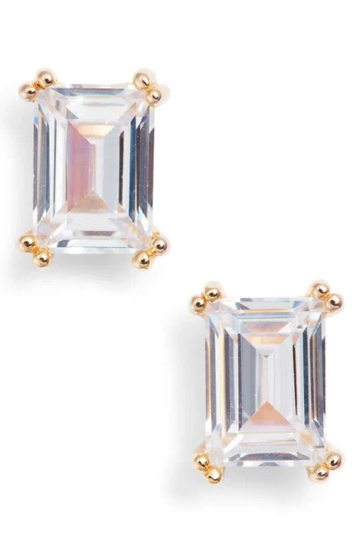 Nordstrom Cubic Zirconia Stud Earrings In Gold