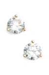 NORDSTROM NORDSTROM CUBIC ZIRCONIA STUD EARRINGS