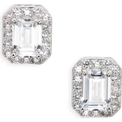 Nordstrom Cubic Zirconia Stud Earrings In Metallic