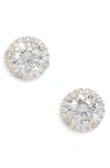 Nordstrom Cubic Zirconia Stud Earrings In Silver