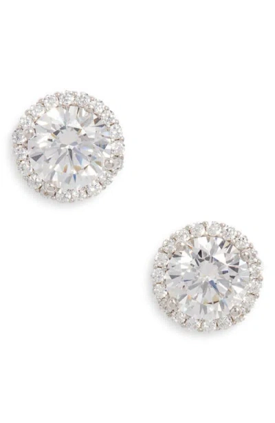 Nordstrom Cubic Zirconia Stud Earrings In Silver