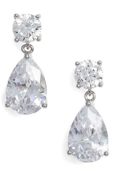 Nordstrom Cubic Zirconia Teardrop Earrings In Multi