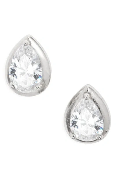 NORDSTROM NORDSTROM CUBIC ZIRCONIA TEARDROP EARRINGS