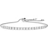 Nordstrom Cubic Zirconia Tennis Slider Bracelet In Clear/silver