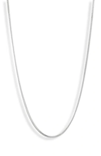 Nordstrom Curb Link Chain Necklace In Silver