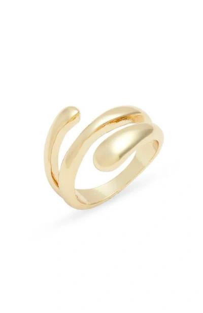 Nordstrom Curve Wrap Ring In Gold