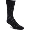 Nordstrom Cushion Foot Socks In Black Dot
