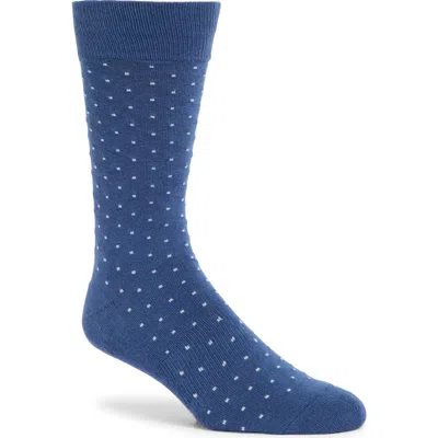 Nordstrom Cushion Foot Socks In Blue Dot