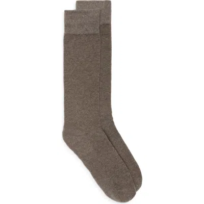 Nordstrom Cushion Foot Socks In Brown Falcon Heather