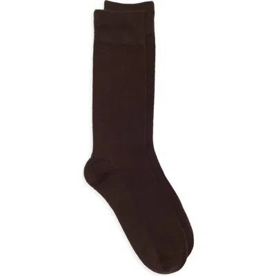 Nordstrom Cushion Foot Socks In Burgundy