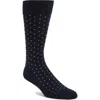 Nordstrom Cushion Foot Socks In Navy Dot