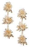 NORDSTROM NORDSTROM DAHLIA TRIPLE DROP EARRINGS