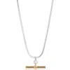 Nordstrom Dainty T-bar Pendant Necklace In Silver