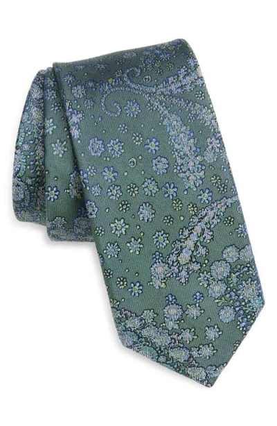 Nordstrom Davari Paisley Silk Tie In Green
