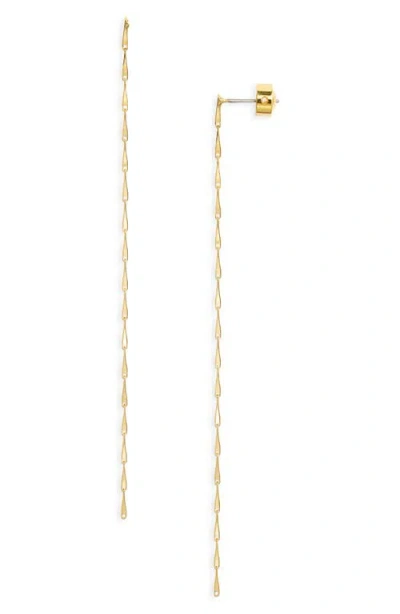 Nordstrom Delicate Chain Linear Drop Earrings In Gold