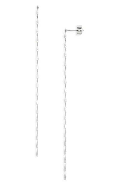 Nordstrom Delicate Chain Linear Drop Earrings In Metallic