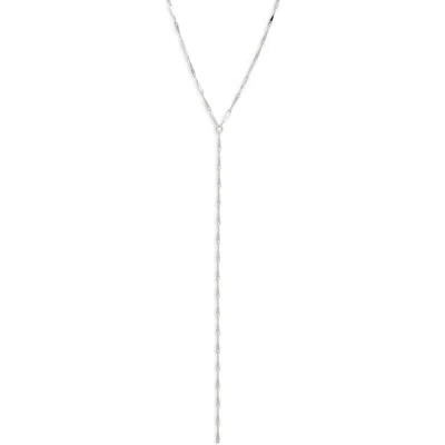 Nordstrom Delicate Chain Y-necklace In Metallic