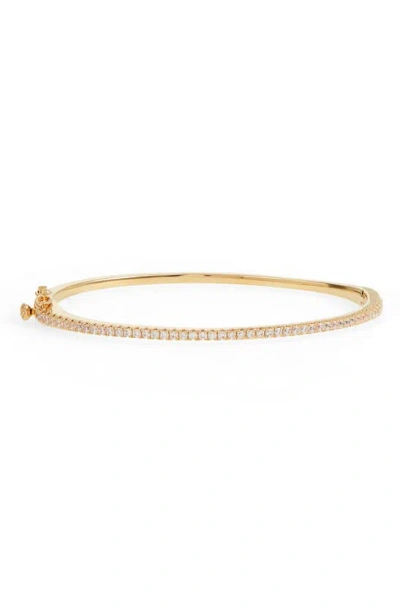 Nordstrom Delicate Cubic Zirconia Bangle In Clear- Gold