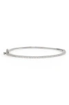 Nordstrom Delicate Cubic Zirconia Bangle In Clear- Silver
